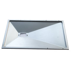 Monument Grills A110 front view showing full tray and fitting