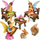 Mood Lab front packaging showing 12-piece miniature fairy set, durable and gift-ready