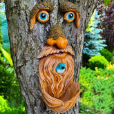 Mood Lab front view of tree face showing friendly character and focal interest