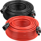 MOOKEERF front packaging showing 10AWG 100FT cables and connectors for easy identification and durability