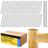 MorningRo front packaging of 50 galvanized brace pins showing quantity and size benefit