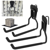 MorningRo front packaging showing two black shed hooks and included pair benefit space-saving