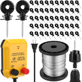 MorningRo energizer front view showing compact plug-in design and reliable protection
