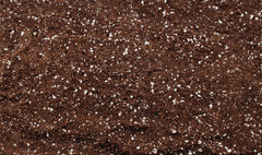 Mother Earth close-up of coco coir and perlite texture for drainage