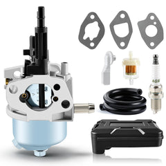 MOTOALL carburetor front view showing mounting points and benefit of direct fit