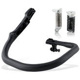 MOTOALL front view of handle bar showing shape and fit benefit