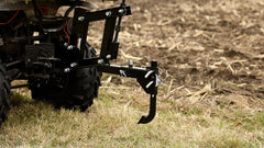 MotoAlliance Middle Buster mounted on an ATV, enabling quick field root ripping and trenching