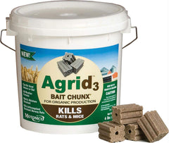 Motomco Agrid 3 front view of 4 lb container showing durable bait packaging and clear label