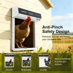 Mowei solar panel mounted beside door illustrating off-grid charging benefit