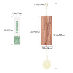 Mowind hollow metal pendulum detail producing crisp strikes and clearer harmonics