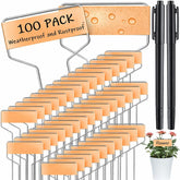 Moxweyeni front packaging showing 60 copper plant tags and pens for organized labeling