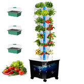 MQHUAYU front view assembled tower showing compact high-yield benefit