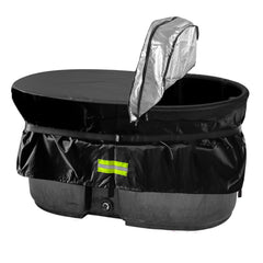 MQLD Rubermaid front view showing full waterproof coverage benefit