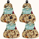 Mr. Bird front packaging showing fruit and nut seed bell — clear ingredient view and benefits