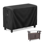 MR. COVER front view showing full-fit protection for Keter Unity XL, prevents weather damage