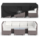 MR.COVER front view showing whole patio cover protecting set