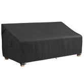 MR. COVER front view on 3-seater sofa showing full protection and neat fit