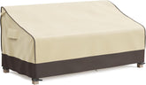 MR. COVER front view on 3-seater sofa showing full protection and neat fit