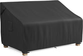 mr. cover front view showing full 3-seater cover protecting sofa, keeps furniture dry