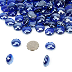 Close-up of Mr. Fireglass beads texture showing polished luster and vibrant color