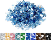 Mr. Fireglass front bag shows Pacific Blue color and clear product weight benefits