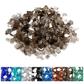 Mr. Fireglass front packaging showing 10 lb bag and high-luster finish