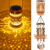MRHEPHAESTUS dragonfly front view showing lantern and chimes, decorative focal point