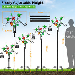MRHEPHAESTUS five-prong stake base close-up demonstrating secure ground stability