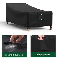 Mrrihand air vent and carry handle for airflow and easy handling