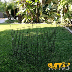 MTB Supply collapsed compost bin folded flat for compact storage convenience