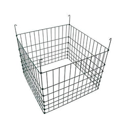 MTB Supply compost bin front view showing stable square structure and airflow benefit