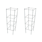 MTB Supply front view of two assembled cages showing stable square frame benefit