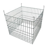 MTB Supply front view of green wire compost bin showing sturdy structure and capacity