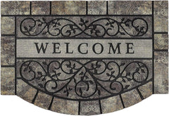 MTOUOCK front view showing full 24x36 inch welcome mat and styling benefit