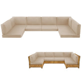 MuaMelop front view of beige packaged 14-piece set showing complete replacement