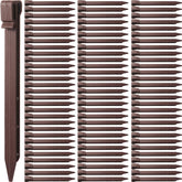 Mudder brown pack of 50 stakes showing full contents and compact storage benefit