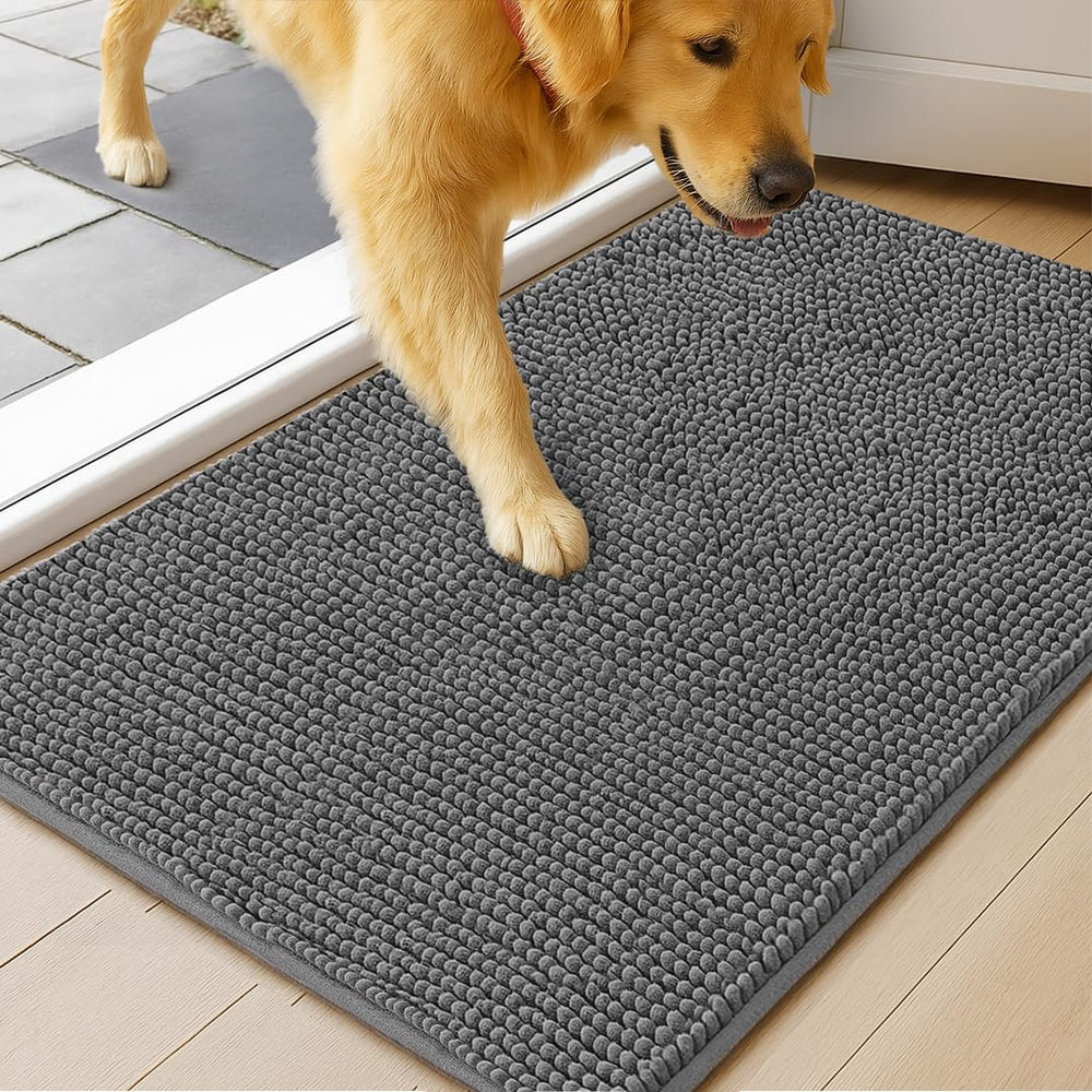 MUDGUARD MAT front view 36x60 showing full grey mat protecting entryway