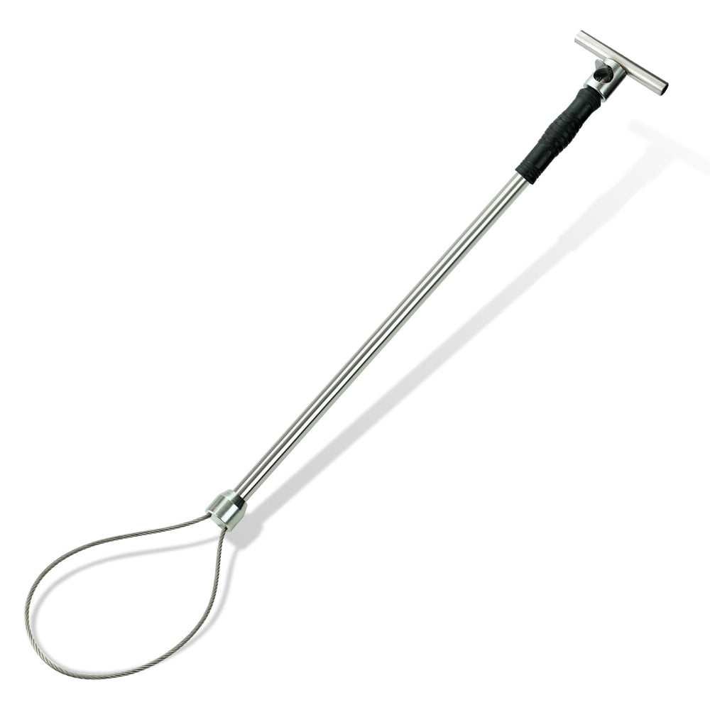 MUDUOBAN front view of catcher pole showing full-length reliable design