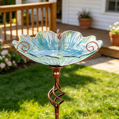 MUMTOP side profile of bowl and stake displaying sturdy design