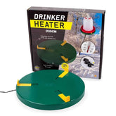 My Favorite Chicken heated base front view showing compact footprint and stable platform benefit