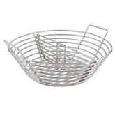 Mydracas front view of stainless steel basket showing airflow for better temperature control