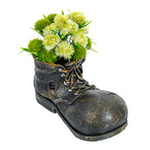 MyGift boot planter front view showing vintage charm and easy display
