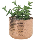 MyGift copper hammered front view showing polished finish and decorative benefit