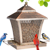 MYITYARD bronze feeder front view showing elegant finish and curb appeal