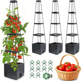 MYMULIKE front view of assembled planter showing sturdy support
