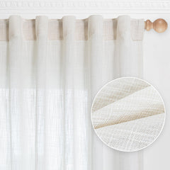 MYSKY HOME close-up of woven texture highlighting wrinkle-resistant polyester blend benefit