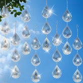 Mysora front view of 24-piece reflector pack showing neat arrangement and benefit: visible deterrent