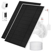 Mytions solar panel front view showing compact design and outdoor durability benefit