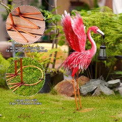 nacome metal flamingo solar panel top view illustrating easy, wire-free charging