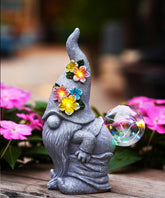 Nacome gnome front view showing playful pose and bubble output benefit